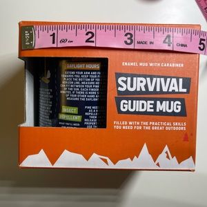 Gift Republic Survival Guide Enamel Mug - Thumbnail 3